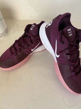 Nike Women's Athletic Sneakers in Plum with Pink Accents